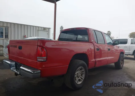2001 Dodge Dakota Slt/Sport from USA, damaged, VIN 1B7GL2AN61S101335